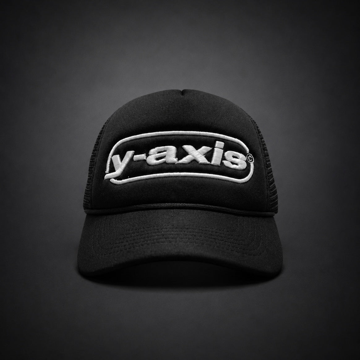 Y-Axis Origin Trucker Cap Blackout