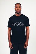 Y-Axis Script Logo T-Shirt Black
