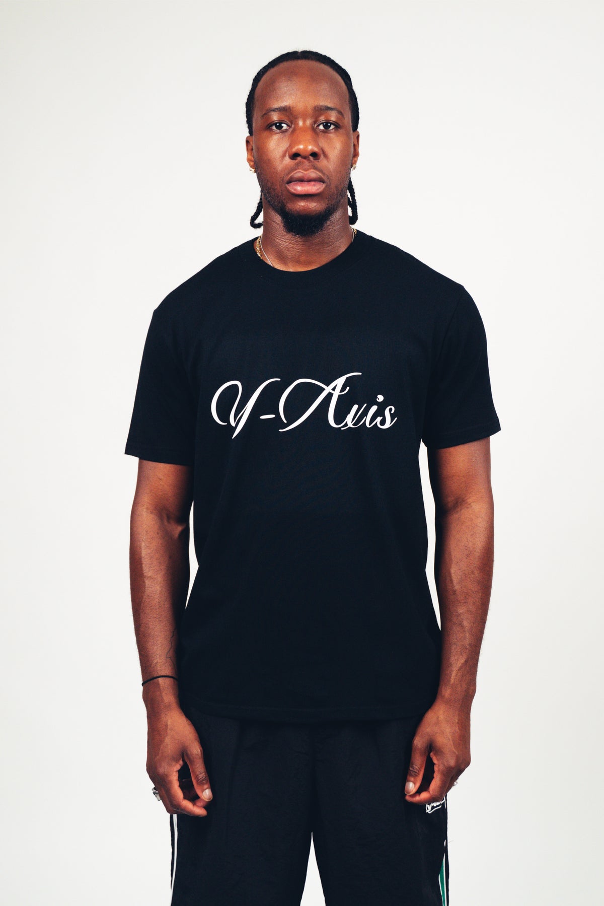 Y-Axis Script Logo T-Shirt Black