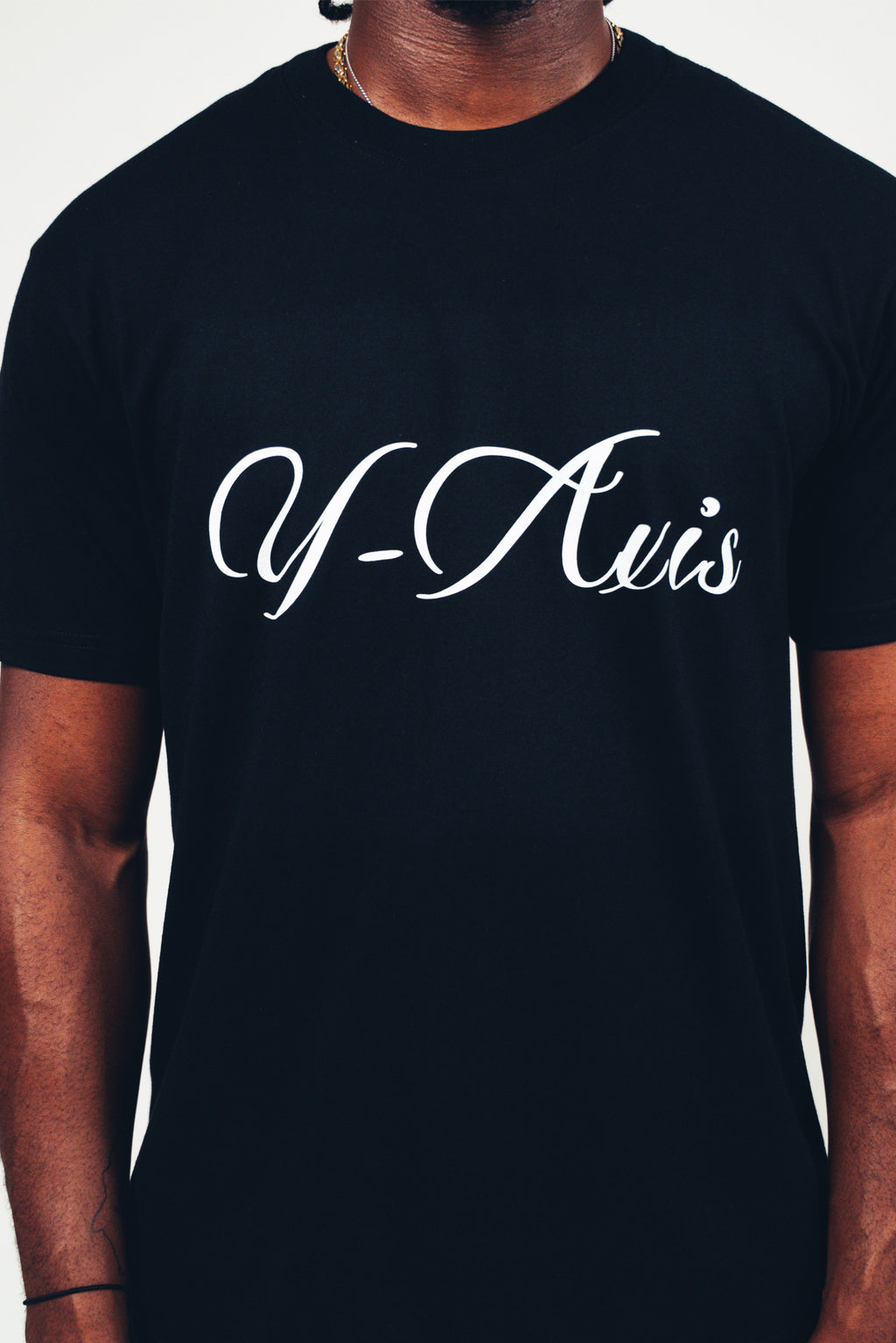 Y-Axis Script Logo T-Shirt Black