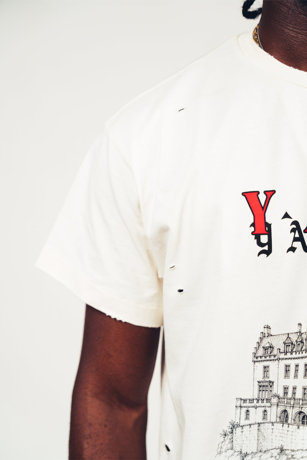 Y-Axis Distressed Château T-Shirt